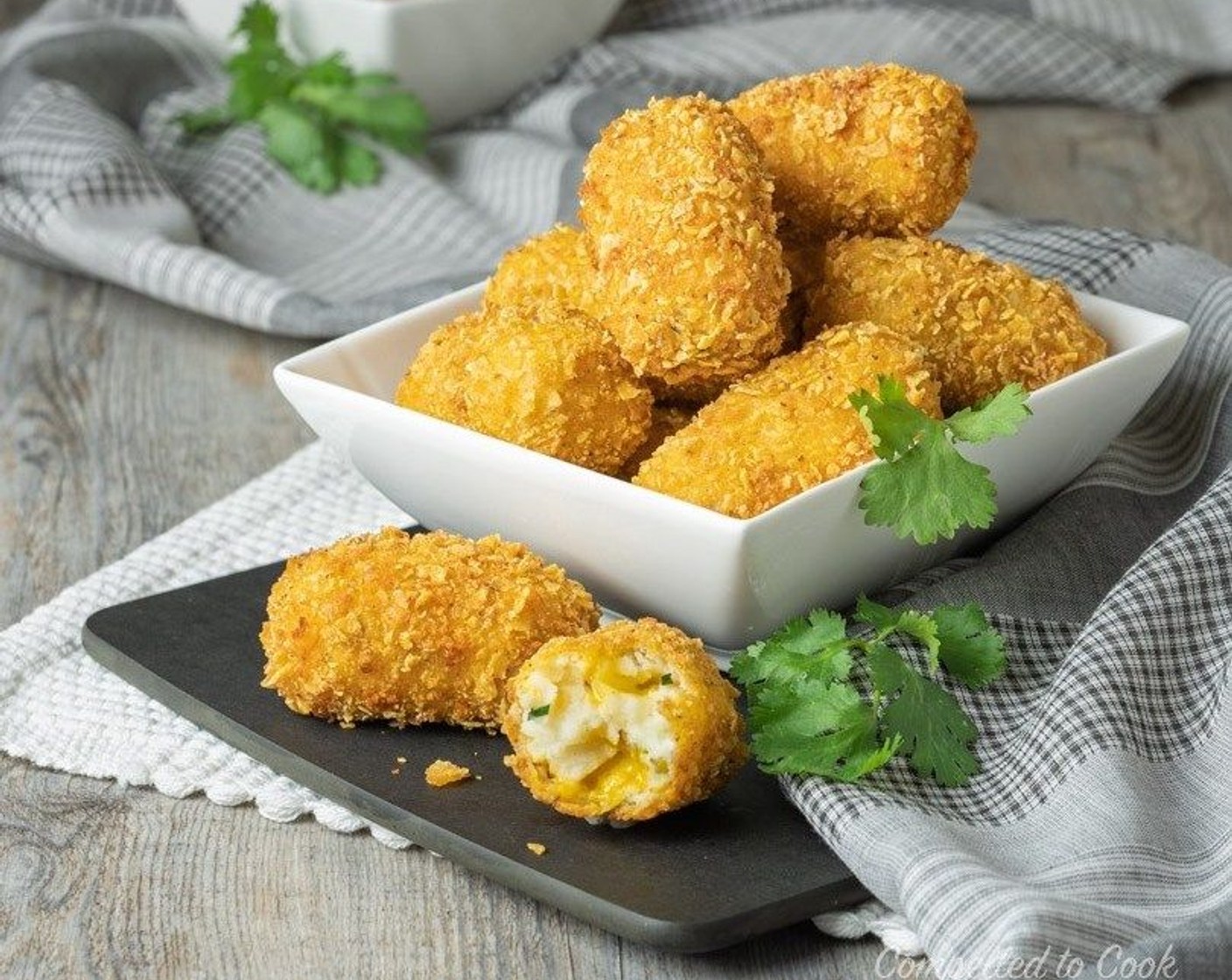 Mexican Jalapeno Cheddar Croquettes