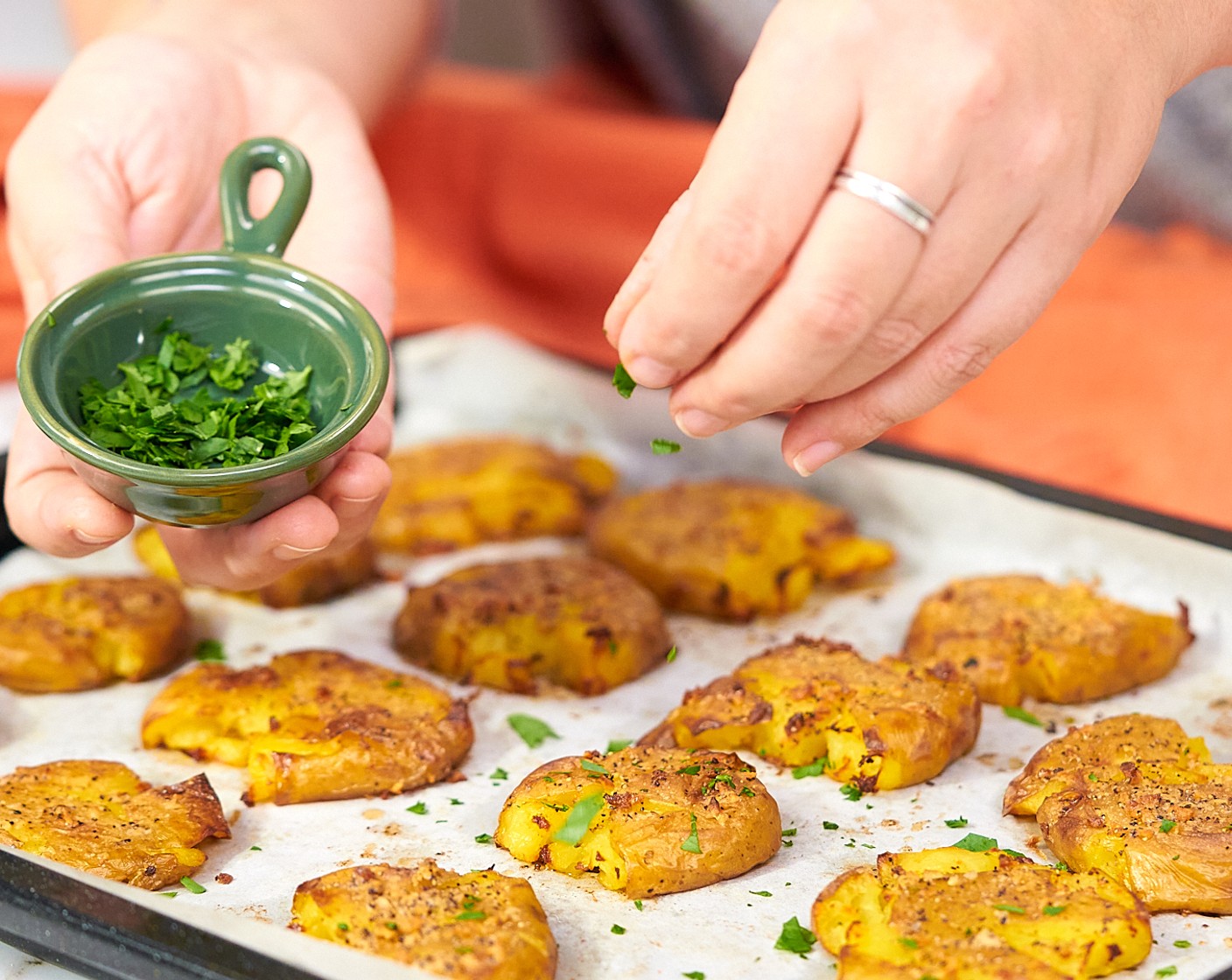 step 7 Serve warm, garnished with Fresh Parsley (to taste) if desired.