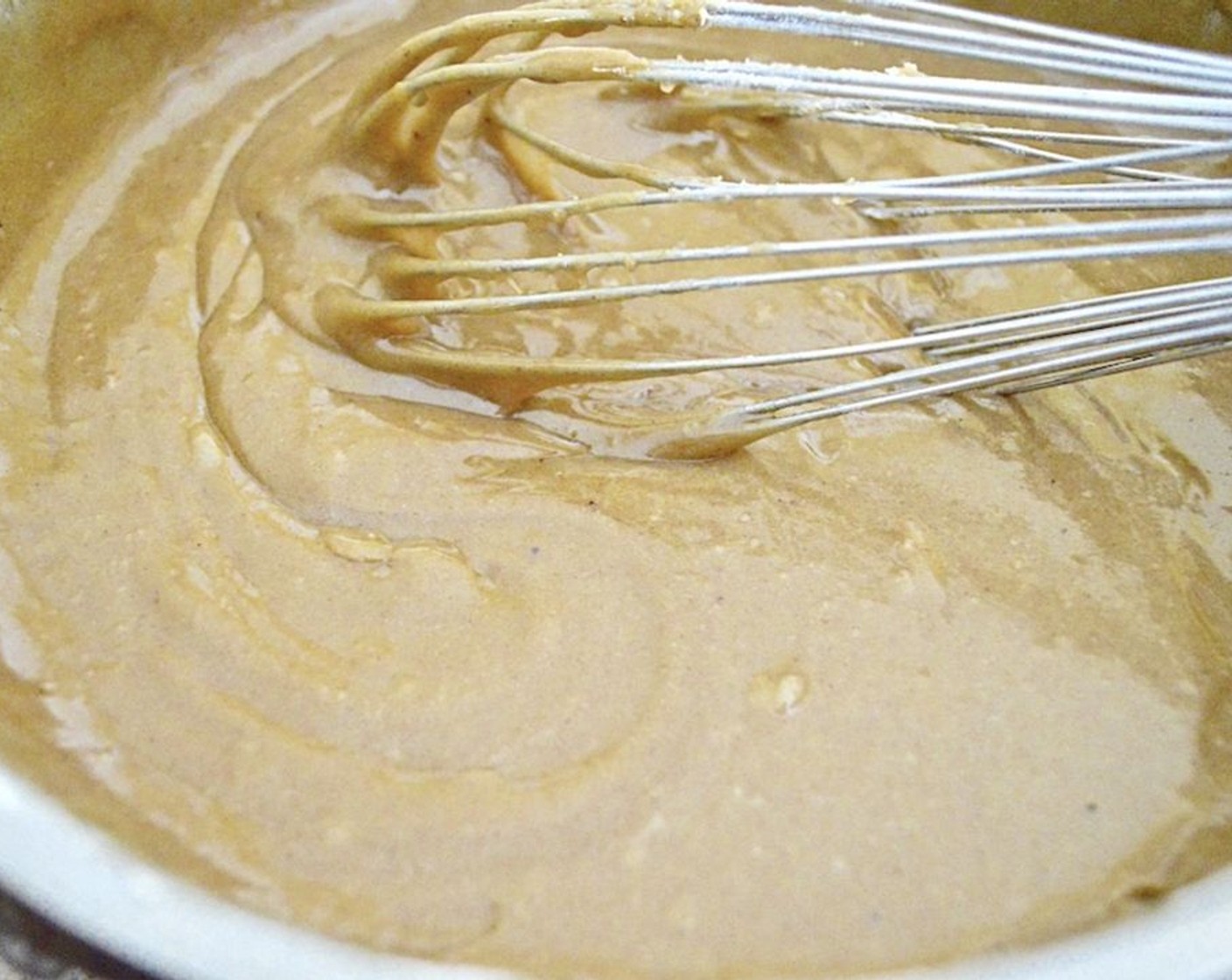 step 4 Then whisk in the Eggs (2) and Vanilla Extract (1 Tbsp). Whisk in the dry ingredients until you have a soft, sticky batter.