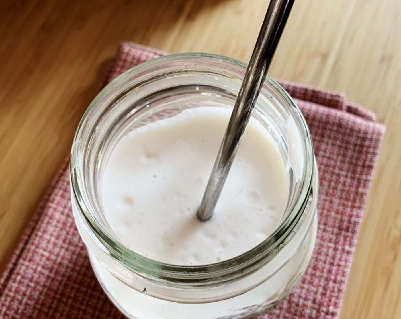 step 3 Strain the milk using a few layers of cheesecloth. Store in a jar and drink up, or add it to your coffee.