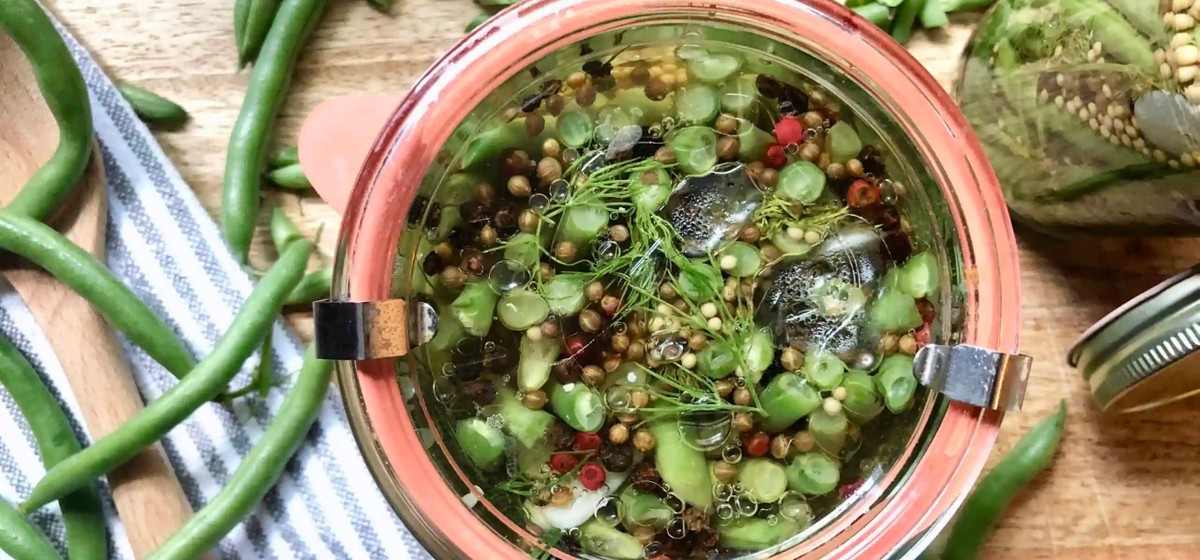 Refrigerator Pickled Green Beans Recipe | SideChef