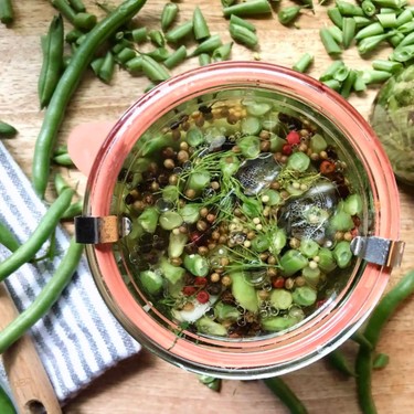 Refrigerator Pickled Green Beans Recipe | SideChef