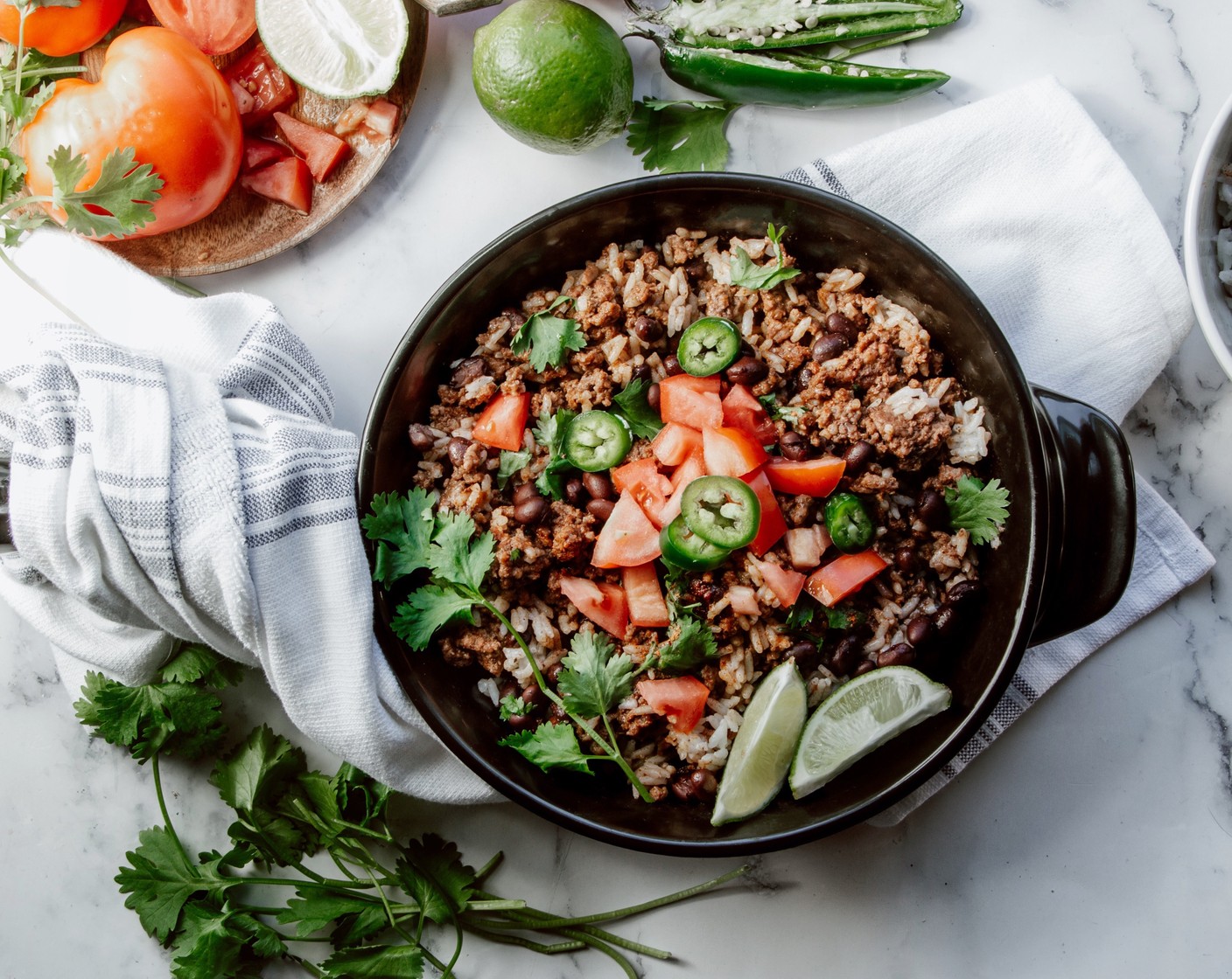 Beef Burrito Skillet