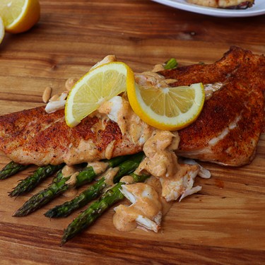 Grilled Red Snapper with Cajun Cream Sauce Recipe | SideChef