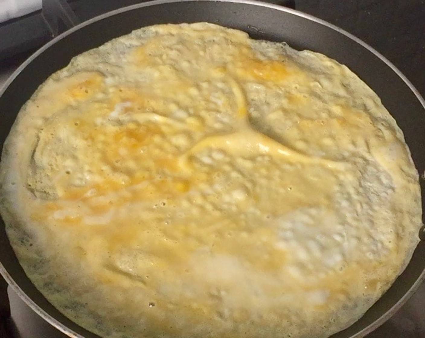 step 31 Then, using a wide non-stick pan, make a thin omelette with the Eggland's Best Classic Eggs (3).