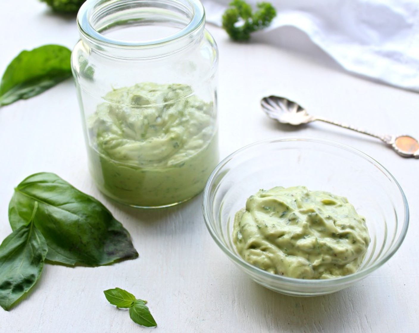 The Best Herby Avocado & Yogurt Pesto Sauce