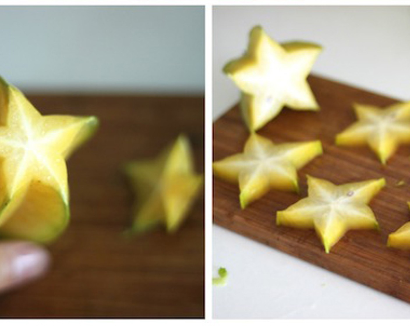 step 15 Slice the Star Fruits (to taste) and it will give you a perfect shape of a star.