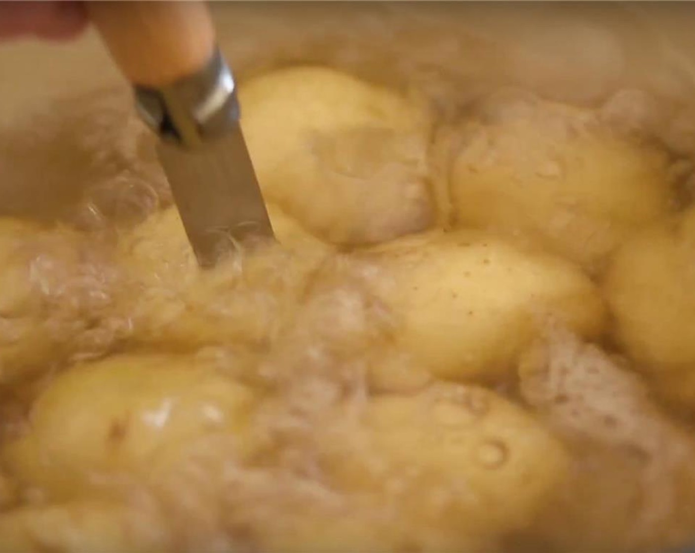 step 2 Boil Baby Potatoes (15) in salted water till tender to a knife.