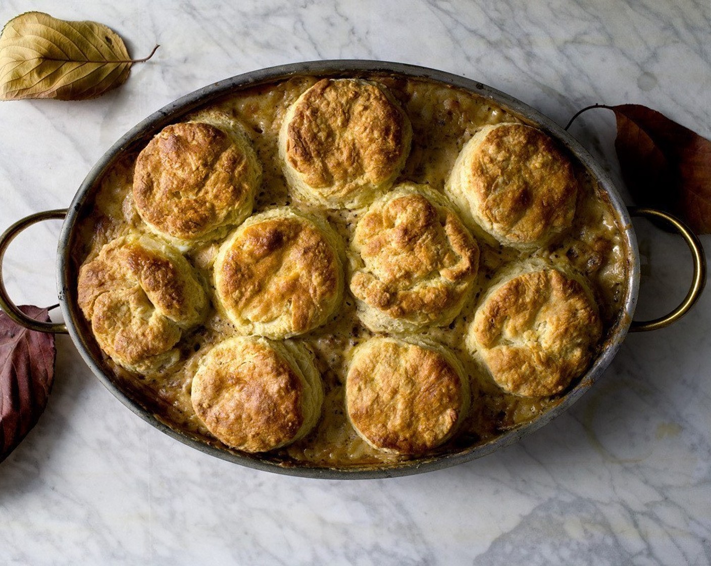 Breakfast Sausage Biscuit Gravy Casserole