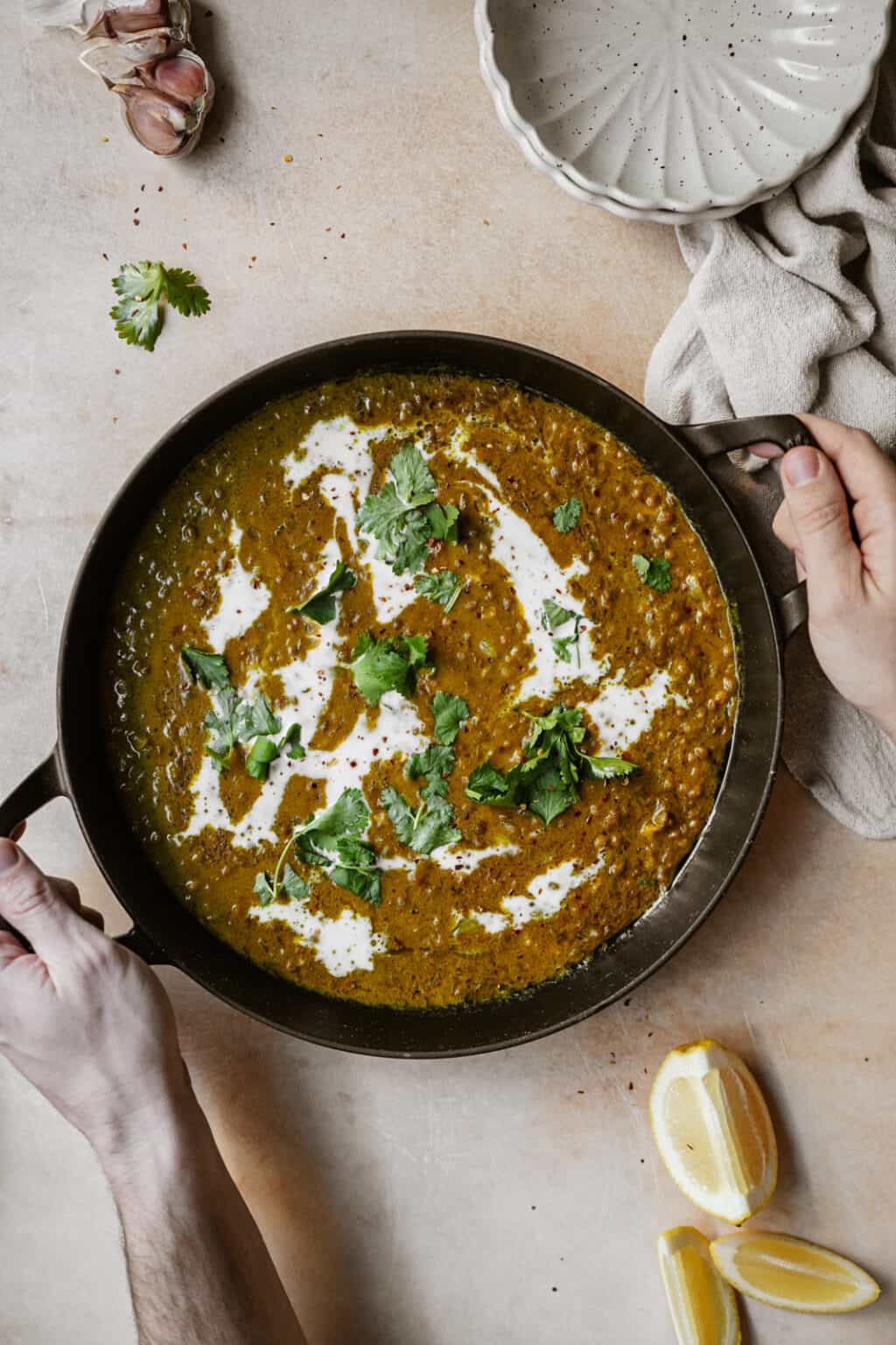 Vegan One-Pot Green Lentil Curry Recipe | SideChef
