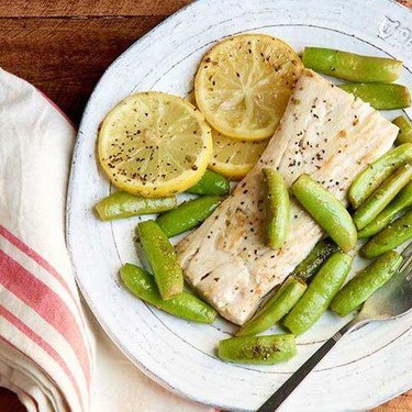 Mahi-Mahi with Sugar Snap Peas and Caper Butter Recipe | SideChef