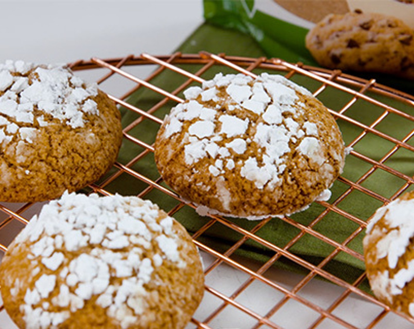 Gingerbread Crinkle Cookies