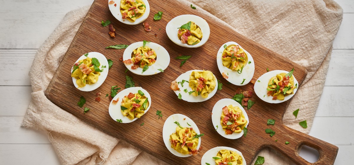 Avocado Deviled Eggs Recipe | SideChef