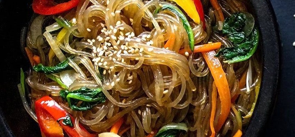 Japchae (Korean Stir-fried Glass Noodles) Recipe | SideChef
