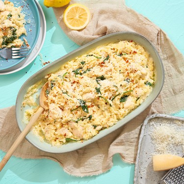 One-Pot Creamy Chicken and Spinach Orzo Recipe | SideChef