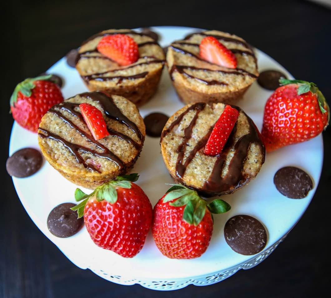 Delicious & Healthy Strawberry Chocolate Muffins Recipe | SideChef