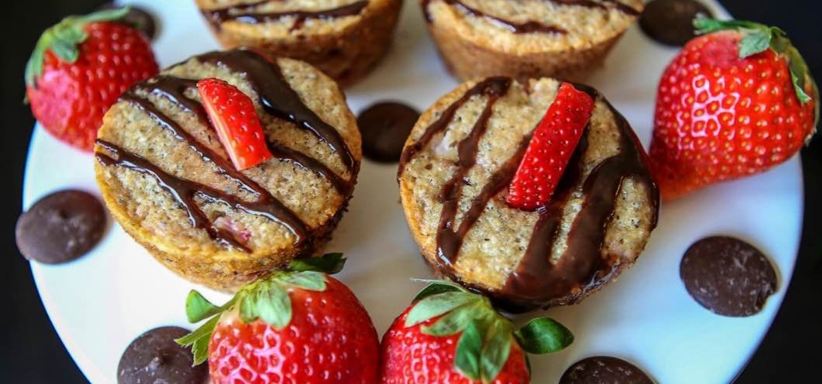 Delicious & Healthy Strawberry Chocolate Muffins Recipe | SideChef