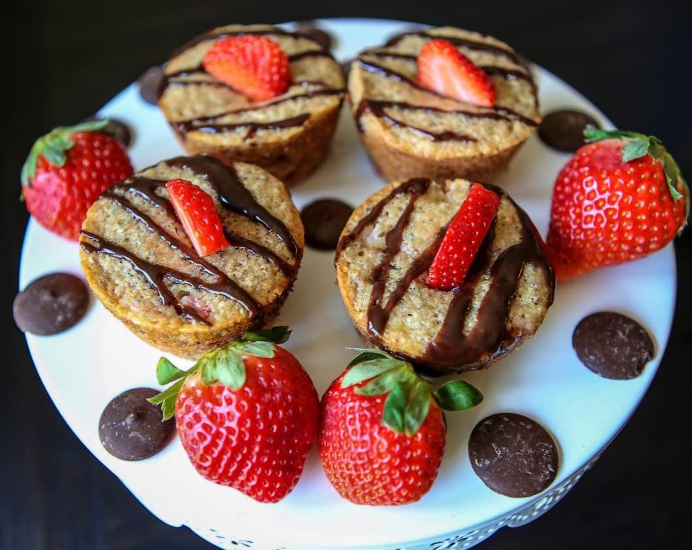 Delicious & Healthy Strawberry Chocolate Muffins