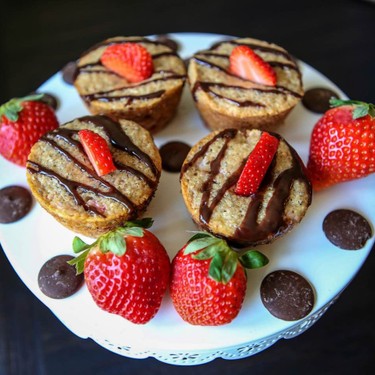 Delicious & Healthy Strawberry Chocolate Muffins Recipe | SideChef