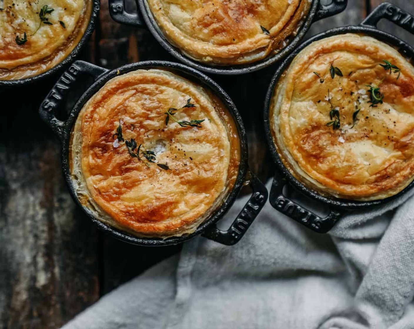 Vegan Cream of Mushroom Pot Pie