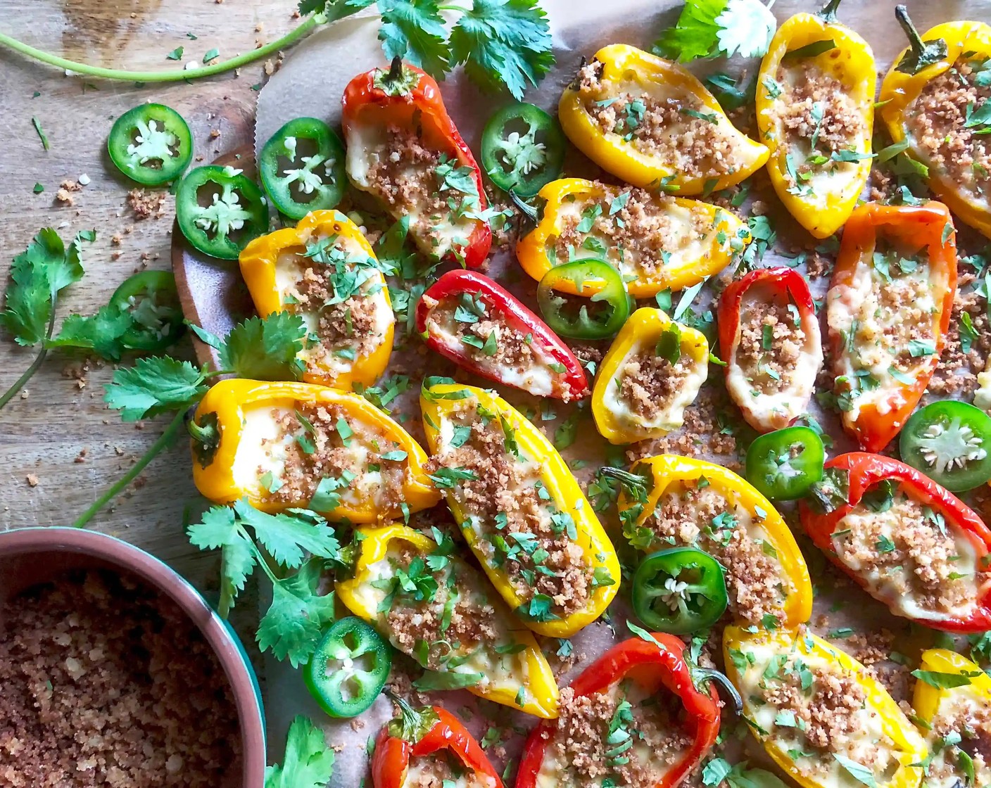 Queso-Filled Mini Peppers
