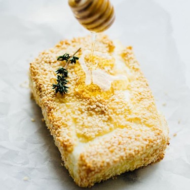 Sesame Crusted Baked Feta Recipe | SideChef