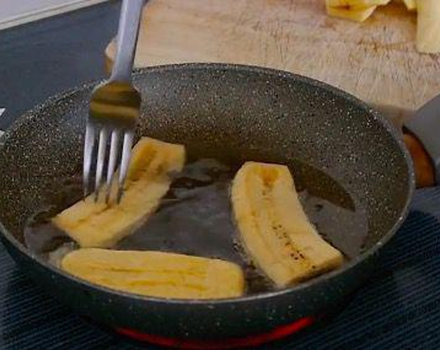 step 5 Place the slices in a skillet or pan with hot Vegetable Oil (as needed) and fry until golden brown.