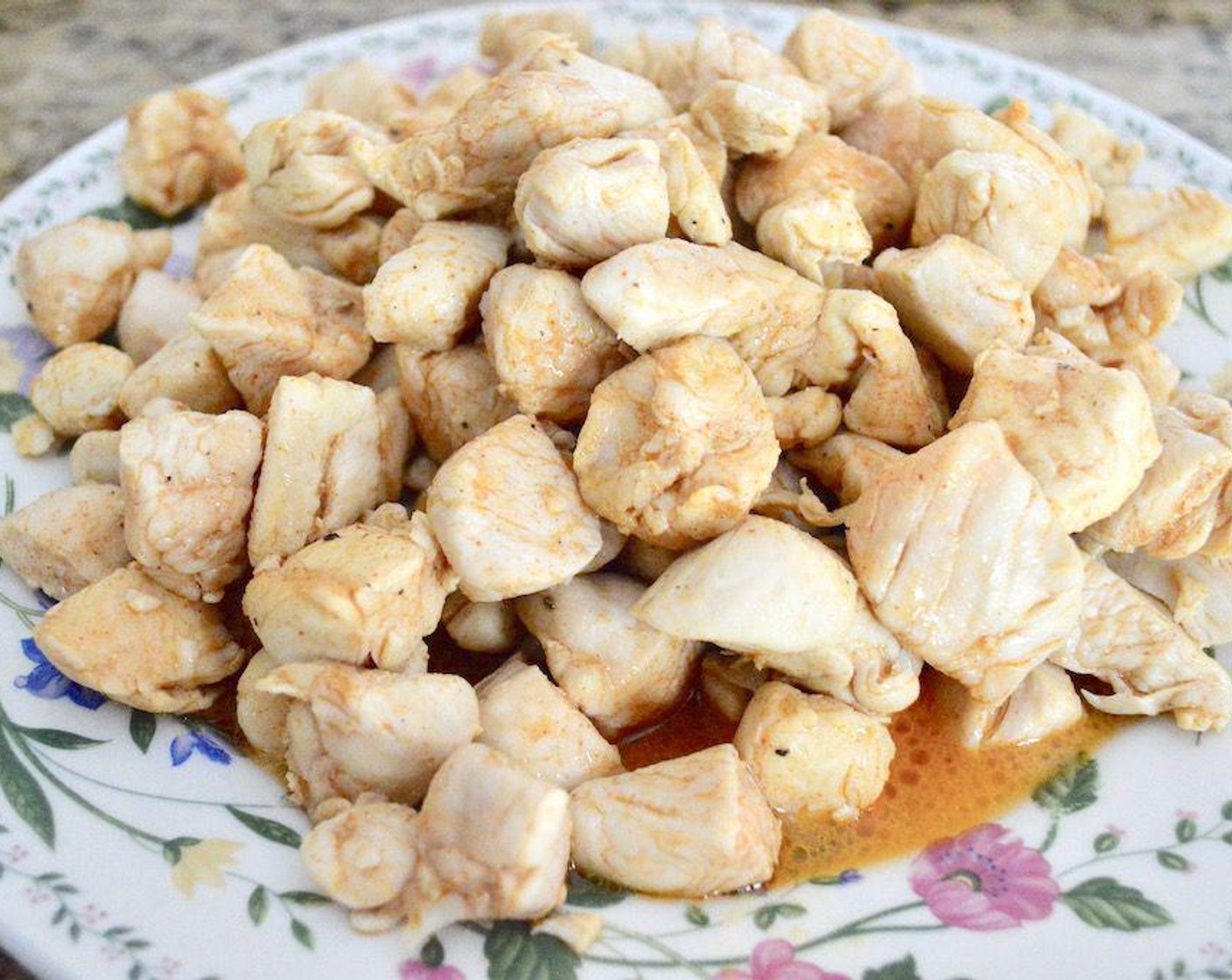 step 2 Brown the Boneless Skinless Chicken (2 lb) in it until cooked through completely. While it cooks, season it with a generous pinch of Salt (1 pinch) and Ground Black Pepper (1 pinch), along with Hungarian Paprika (1/2 tsp). Remove it and set it aside once it is done.