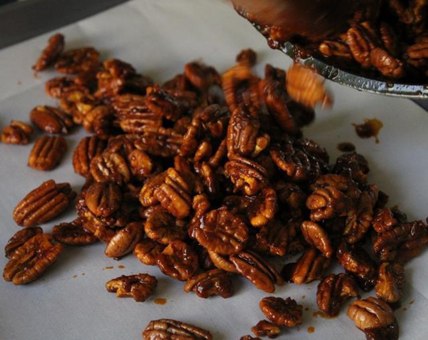 Skillet Candied Pecans