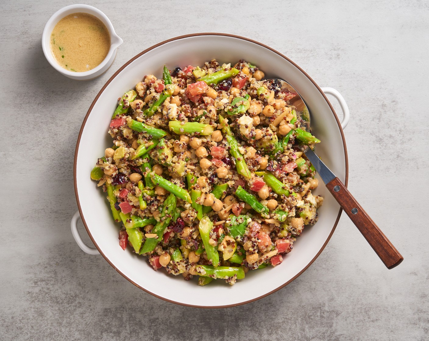 Asparagus Quinoa Salad with Citrus Vinaigrette