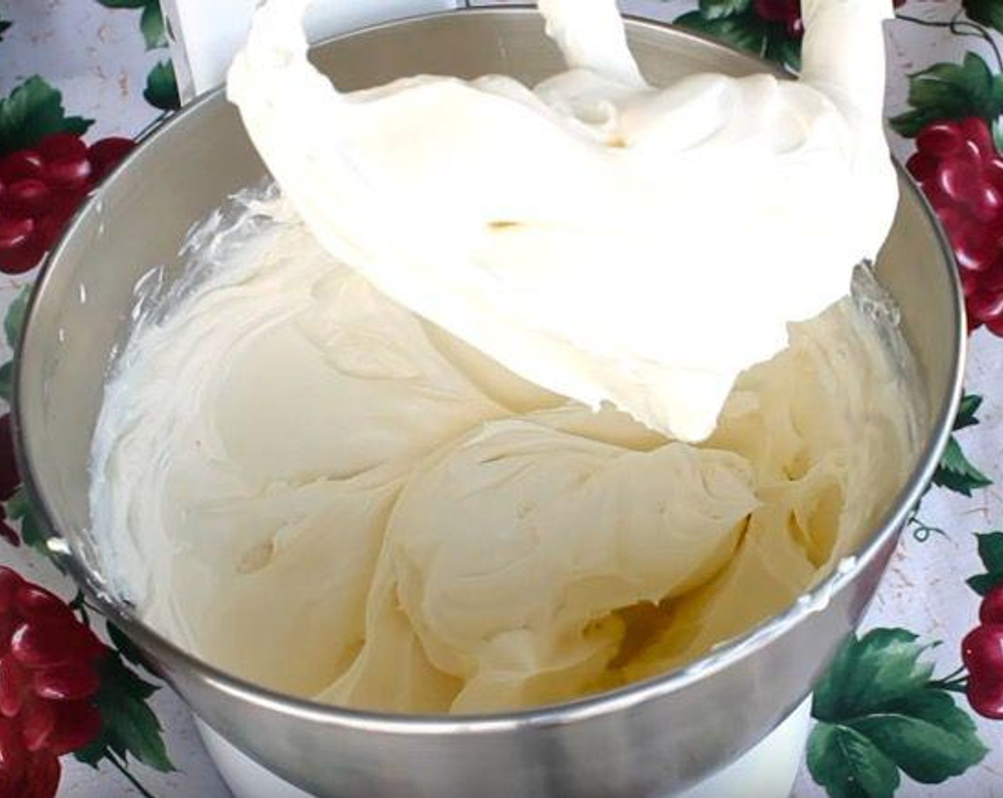 step 3 In the bowl of a stand mixer, add Cream Cheese (4 cups). Mix on medium speed for 4 minutes.