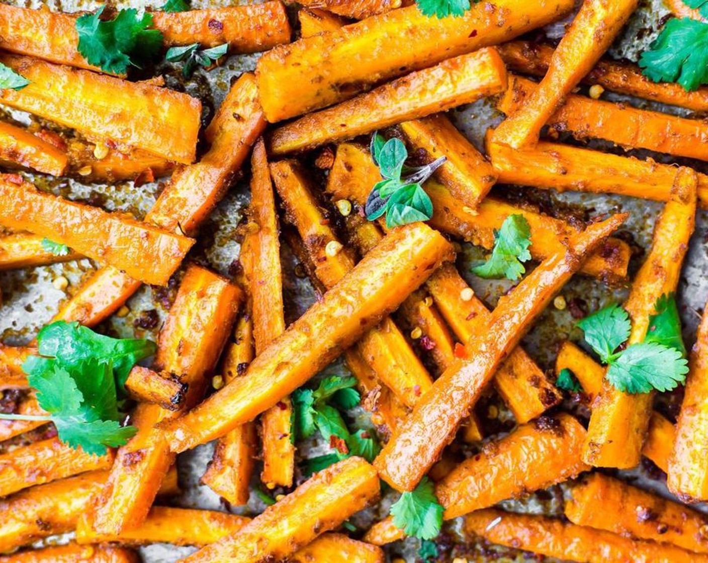 step 10 Flip carrot fries over with a spatula and bake another 15 to 25 minutes or until crispy edges. If you want extra crispy, broil last minute.