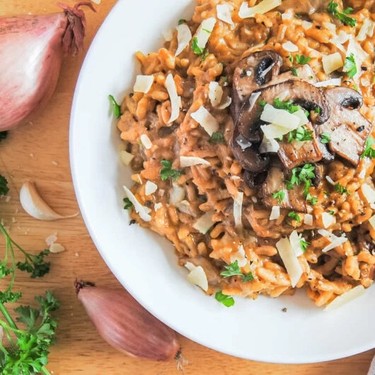 Gourmet Truffle Mushroom Risotto Recipe | SideChef
