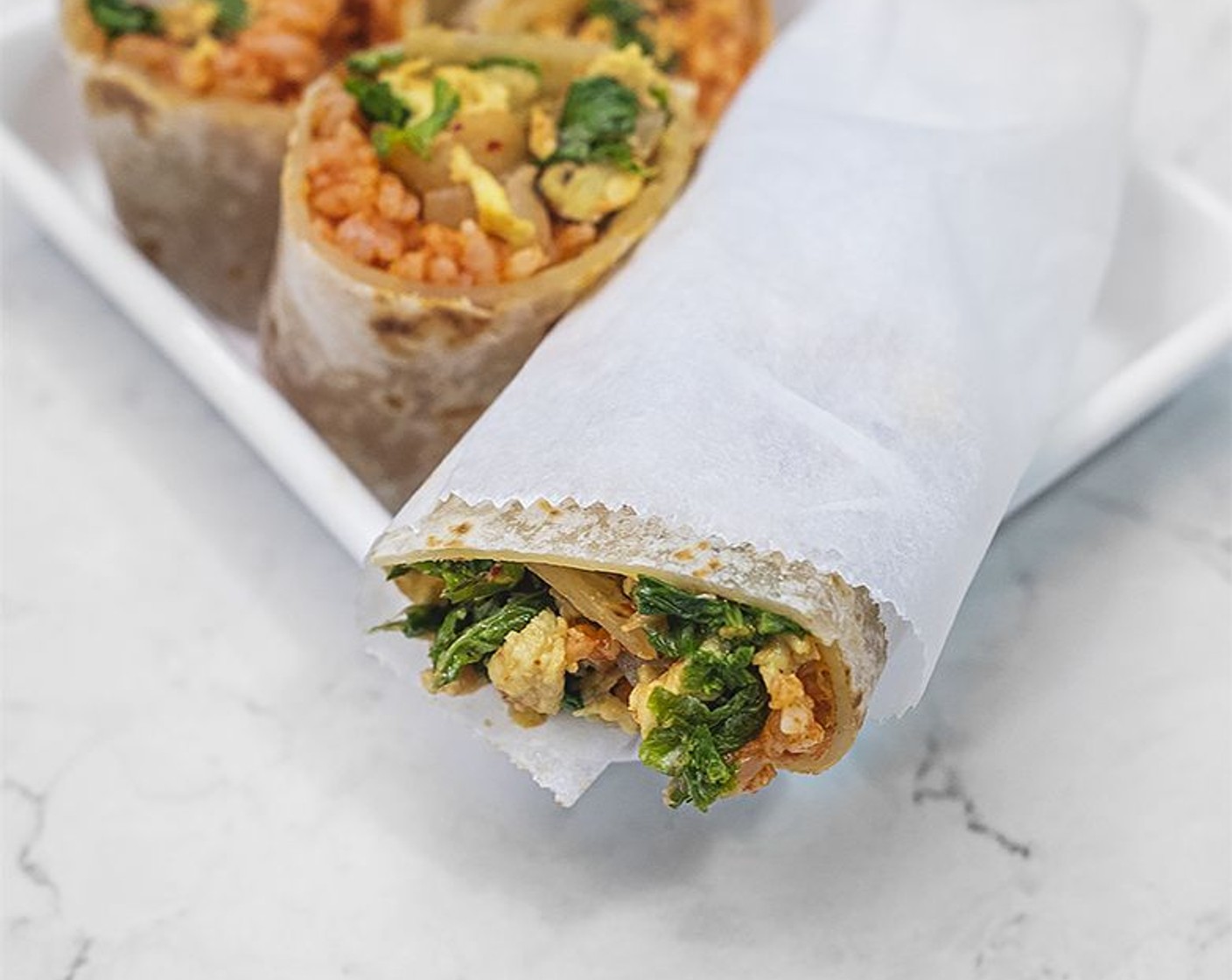 Korean Breakfast Burrito