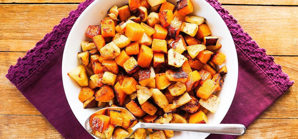 Roasted Butternut Squash with Apples Recipe | SideChef