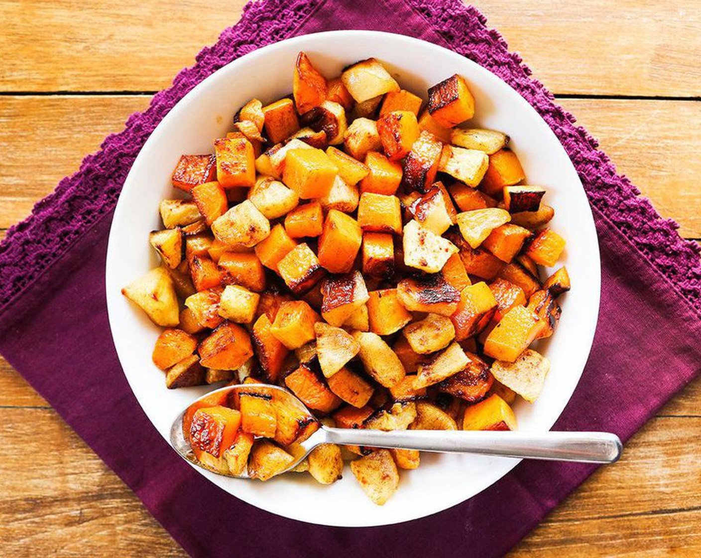 Roasted Butternut Squash with Apples