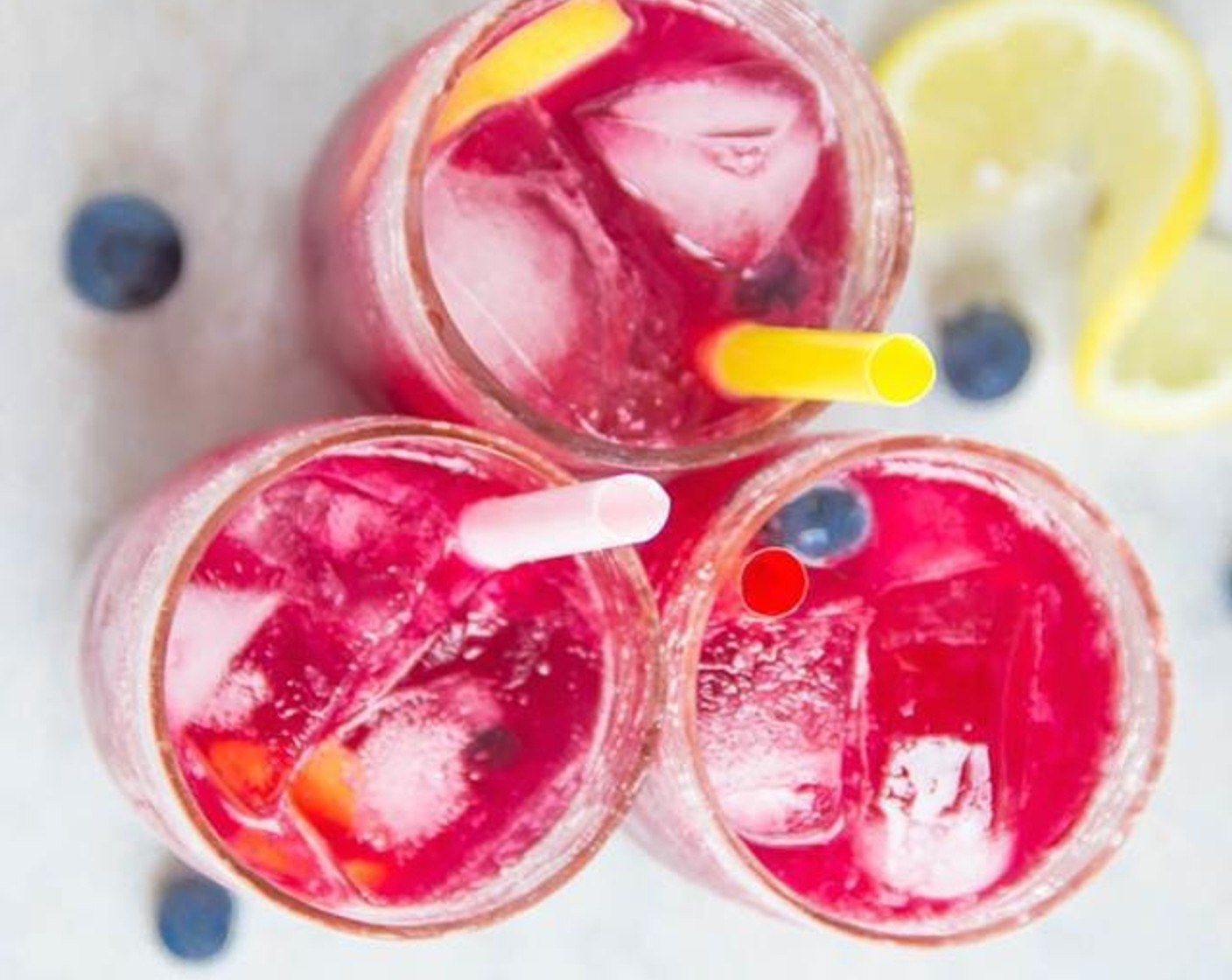 Sparkling Blueberry Lemonade