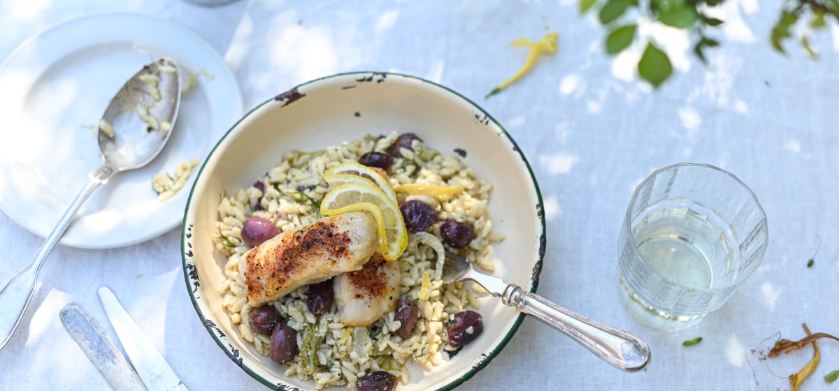 Greek Feta Hake Bake Recipe | SideChef