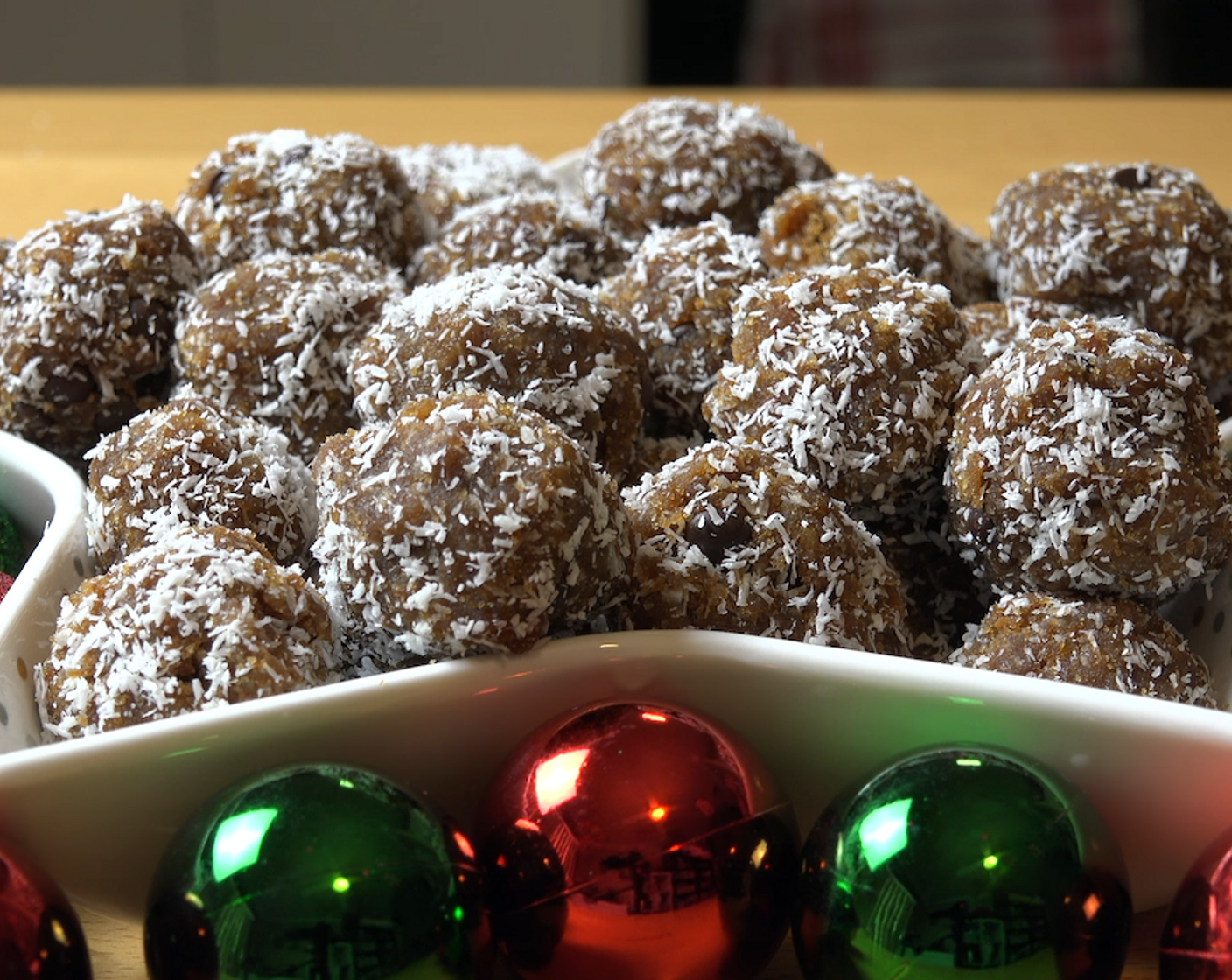 No Bake Gingerbread Truffle Balls