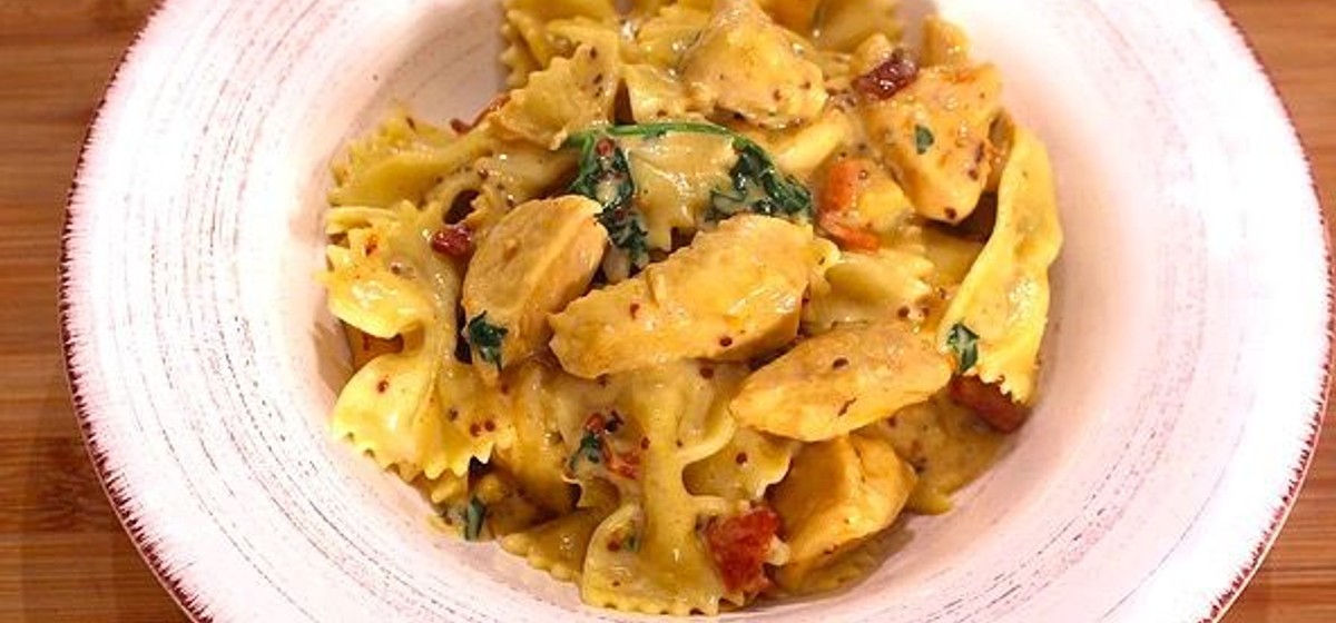 Honey Mustard Chicken and Pasta Recipe SideChef