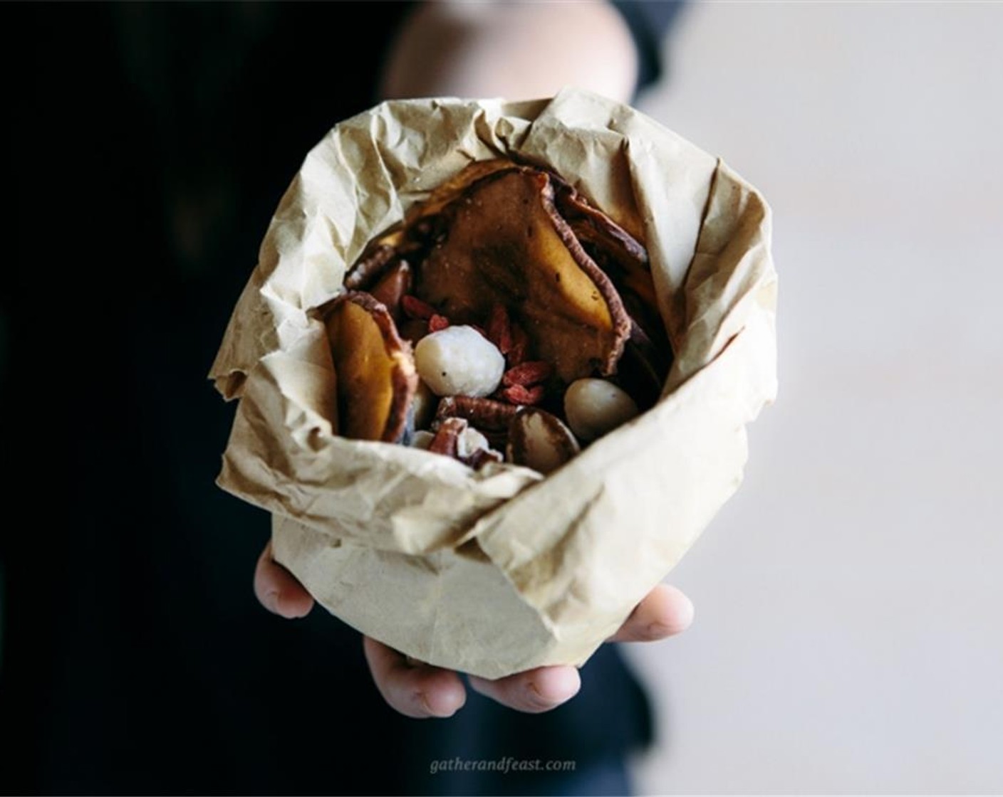 step 3 Store in an airtight jar or pack into a brown paper bag for the perfect snack on the go!  Enjoy!