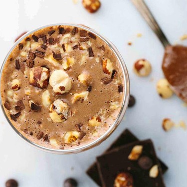 Chocolate Hazelnut Smoothie with Bananas Recipe | SideChef