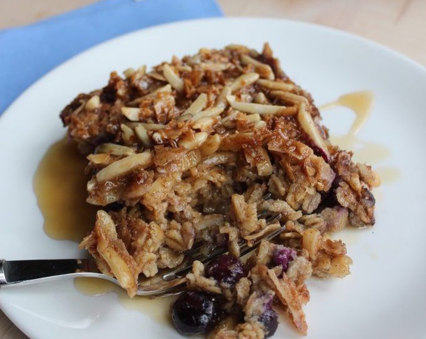 Blueberry Coconut Baked Oatmeal