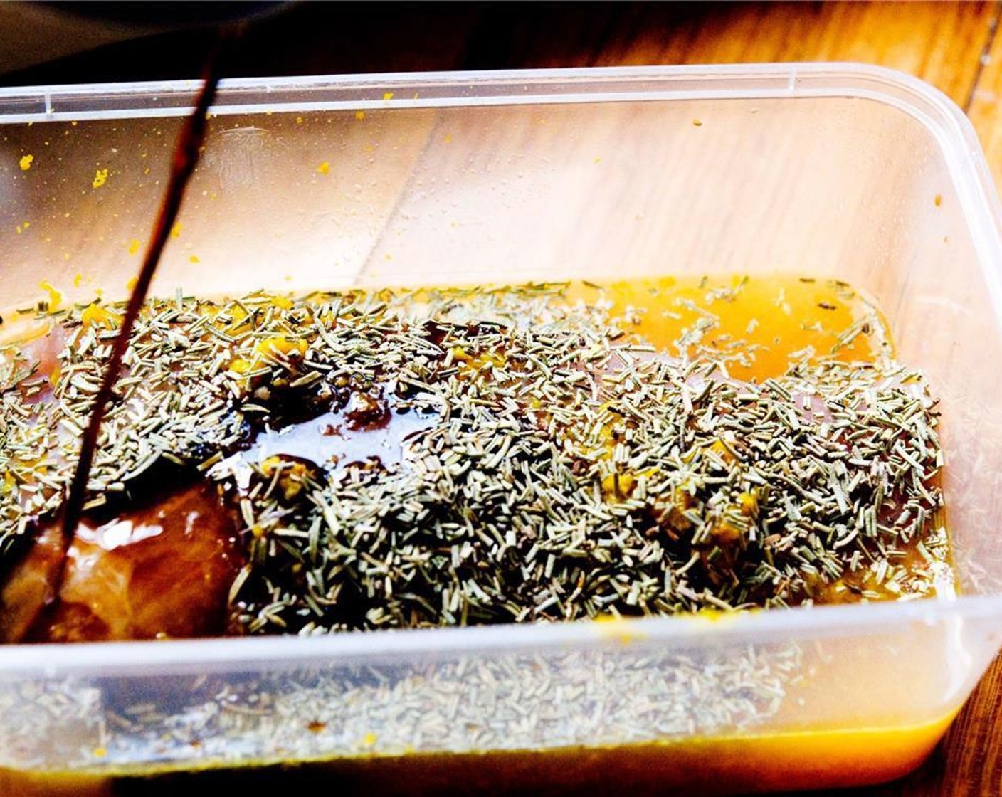 step 4 Season with Fresh Sage (1 tsp), Italian Seasoning (1 tsp), and Seasoned Salt (1 tsp). Then add the Marsala Wine (1 cup). Cover and let it marinate for at least 24 hours inside your fridge.