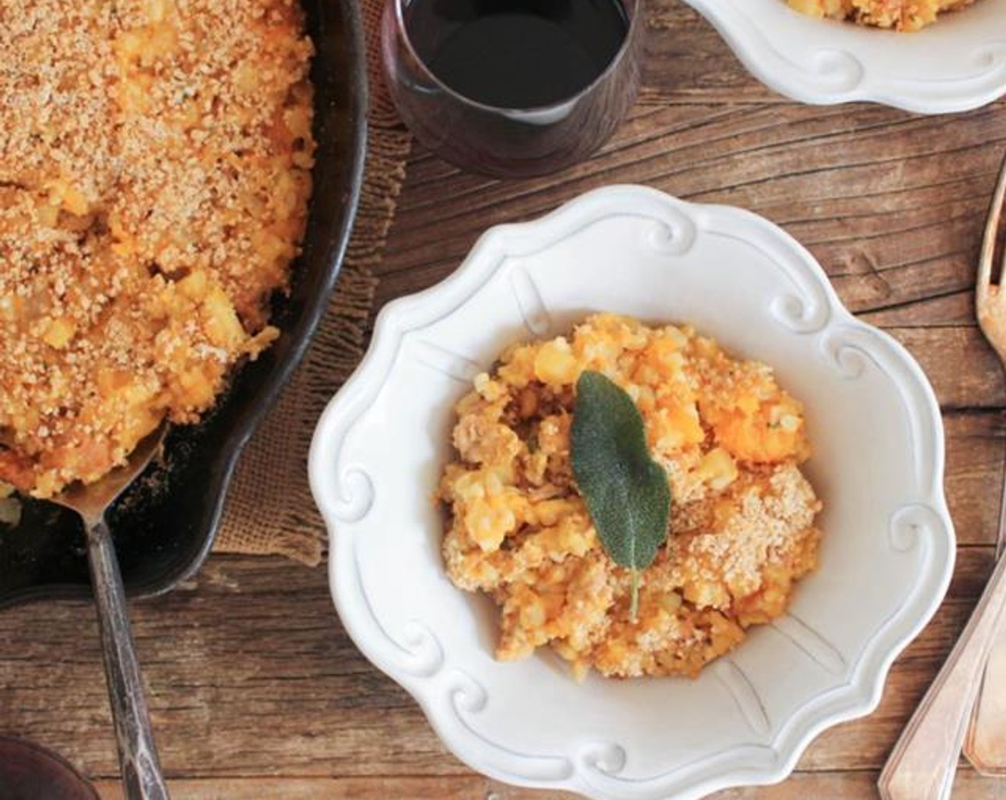 Butternut Squash Brown Rice Bake