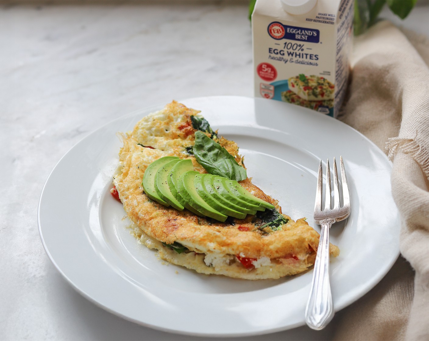 Veggie Egg White Omelette