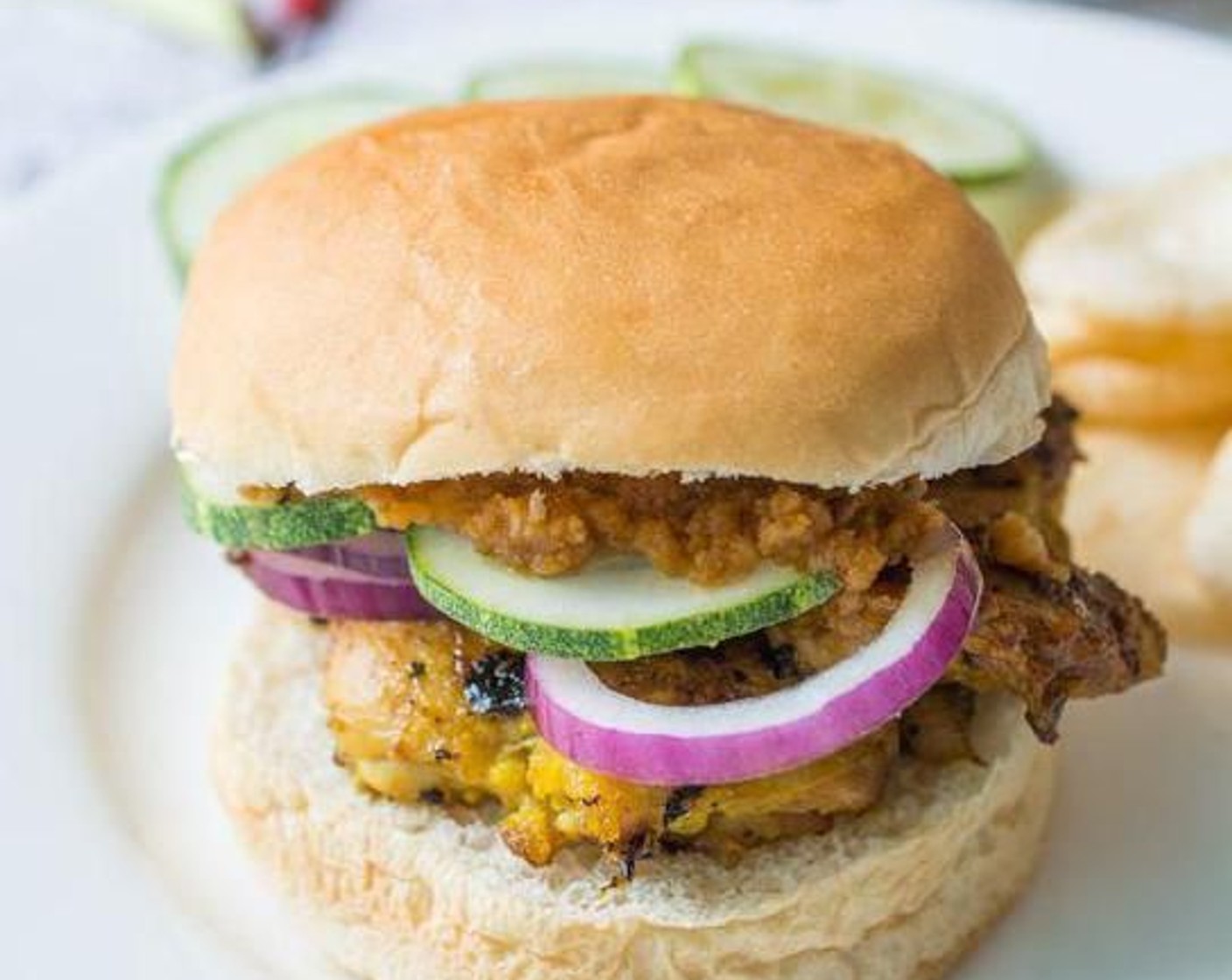 Chicken Satay Burger