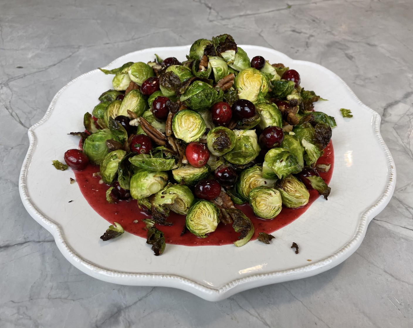 Sweet and Spicy Brussels Sprouts