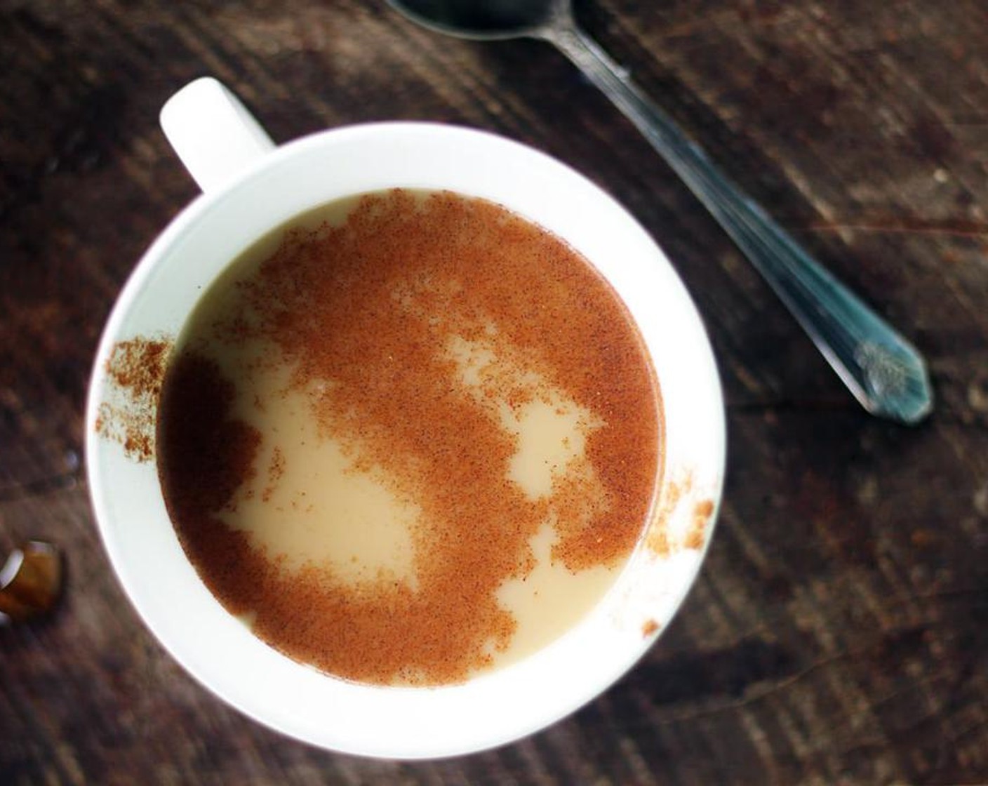 step 3 Evenly pour the milk and honey mixture into the two prepared cups of black coffee. Sprinkle with Ground Cinnamon (1/2 tsp) and serve. Enjoy!