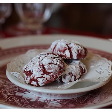 Red Velvet Crinkle Cookies Recipe | SideChef